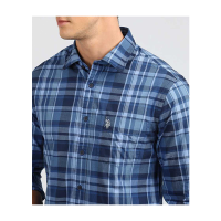 men-checkered-casual-spread-shirt