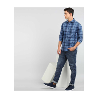 men-checkered-casual-spread-shirt