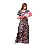 womens-maternity-feeding-nighty-set-of-3bluebrownpurple-free-size