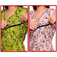 womens-maternity-feeding-nighty-set-of-3-peachgreenpink-free-size