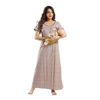womens-maternity-feeding-nighty-set-of-3-greenbeigebrown-free-size