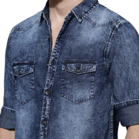 mens-blue-slim-fit-faded-casual-denim-shirt