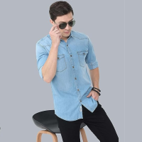 mens-slim-fit-denim-shirt