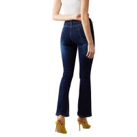 women-bootcut-faded-dark-blue-mid-rise-jeans