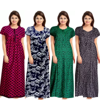 womens-cotton-printed-regular-nightymaxi-night-dress-pack-of-4-free-size-black-green-pink-blue