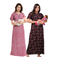 womens-maternitynursing-nighty-maxi-night-dress-pack-of-2-free-size