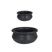 clay-combo-rice-curry-clay-pot-s-l-combo-2pcs-deep-burned-black-with-free-ash-powder