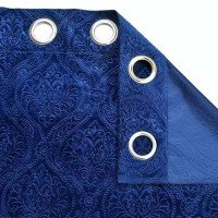 shiny-velvet-door-curtain-set-of-3-9-feet-blue