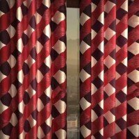 knitting-door-curtain-set-of-4-7-feet-maroon