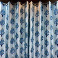 luxury-gloss-window-curtain-set-of-5-5-feet-blue