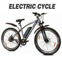 electric-cycle-with-front-suspension-dual-disc-brake