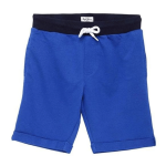 Men’s Knee Length Bermuda Shorts Brand Copy 100% Fine Cotton, Blue