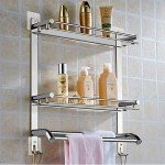 Multipurpose Wall Mount Bath Shelf Organizer