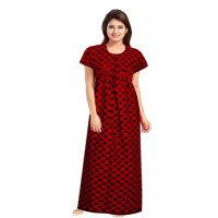 womens-soft-pure-cotton-half-sleeve-nighties-set-of-3-blueredgreen-free-size