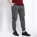 mens-matte-grey-cargo-joggers