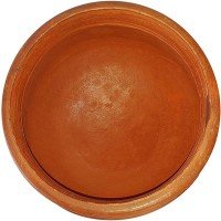 deep-curved-curry-clay-pot-traditional-brown-finish-large-size-with-free-ash-powder