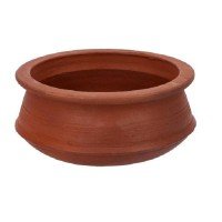 deep-curved-curry-clay-pot-traditional-brown-finish-large-size-with-free-ash-powder