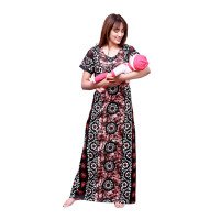 womens-maternity-feeding-nighty-set-of-3bluebrownpurple-free-size