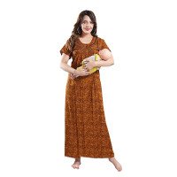 womens-maternity-feeding-nighty-set-of-3-greenbeigebrown-free-size