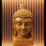 Traditional clay decorative buddha