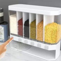 Wall-mounted Cereal Dispenser (6 Grid)