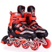 Skating shoes with wheels