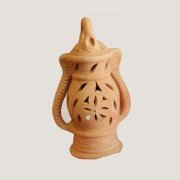 Decorative hanging lantern traditional clay