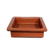 Clay Homa/Hawan Kundam traditional brown Medium with free Ash Powder