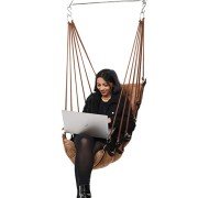 Hemito Premium Velvet Textured Adult Swing/Jhula for Kids and Adult(Gold)