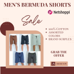 Men’s Knee Length Bermuda Shorts Brand Copy (pack Of 5)