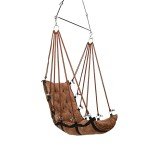 Hemito Premium Velvet Textured Adult Swing/Jhula for Kids and Adult(Gold)