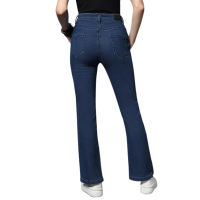 womens-boot-leg-mid-rise-dark-blue-jeans