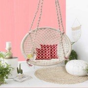 Cotton Home Swing & Hammock Chair (White)