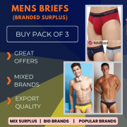 Men’s Underwear Brand Surplus (Pack of 3)