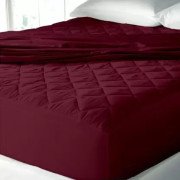 Waterproof Mattress Cover  (Maroon)