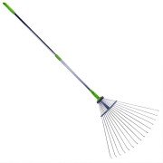 Metal Rake for Lawn and Yard