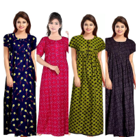 womens-cotton-printed-regular-nightymaxi-night-dress-pack-of-4-free-size-black-green-pink-blue