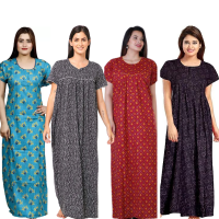 womens-cotton-printed-regular-nightymaxi-night-dress-pack-of-4-free-size-black-grey-red-blue