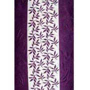 Knitting Long Door Curtain (Set of 3, 9 Feet, purple)