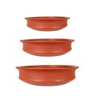 clay-combo-fish-veg-curry-pot-combo-sml-3pcs-brown-with-free-ash-powder