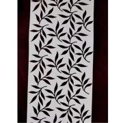 Knitting Door Curtain (Set of 4, 7 Feet, Brown)