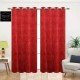 shiny-velvet-door-curtain-set-of-3-7-feet-brown