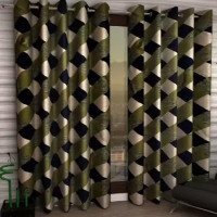knitting-long-door-curtain-set-of-3-9-feet-green
