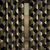 knitting-door-curtain-set-of-4-7-feet-green
