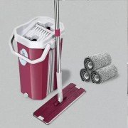 Hands-Free Squeeze Microfiber Flat Spin Mop