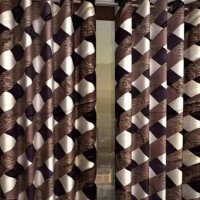knitting-window-curtain-set-of-6-5-feet-brown