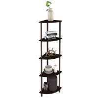 Multipurpose Wooden Corner Shelving unit( 5 Layer)