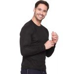 Men Full Sleeve Round Neck Black T-Shirt