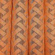 Criss Cross  Net Curtain Orange (Pack of 4,5x4 feet)