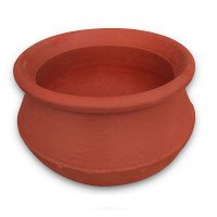 Traditional Rice Clay Pot large with free Ash powder